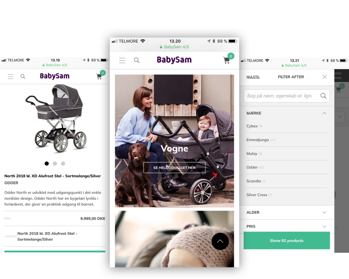 Hesehus står bag BabySams webdesign
